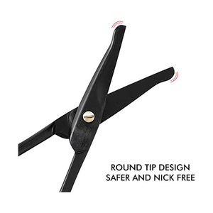 Hot Sale High Quality Stainless Steel Eyebrow <b>Nail</b> <b>Scissors</b> Curved Blade Sharp Tip Private Label facial hair <b>scissors</b> - Product Image 3
