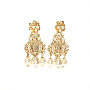 Pendientes colgantes de piedra y perla Jewelemarket Heritage Pota 10575439PGR - Product Image 2