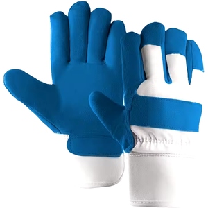 Gants de sécurité en cuir de vachette pleine fleur, résistants à la chaleur, certifiés CE, durables, nouveau design, pour travaux industriels et de construction - Product Image 4