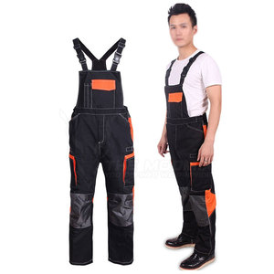 Modern Breathable Cotton Working Bibs with Adjustable Straps Durable Construction for Work Clothing - Product Image 2