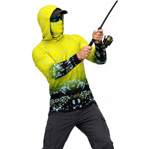Camisas de Pesca para Hombre al por Mayor, OEM, UPF 50, Anti-UV, Impresas, Transpirables, Protección Solar para Exteriores, Impresión Digital de Alta Calidad - Product Image 4