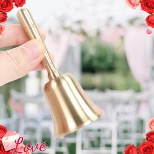 Campana de Mano Metálica Premium, Campana Artesanal de Hierro y Latón con Sonido Claro y Fuerte, Campana Decorativa Tradicional - Product Image 1