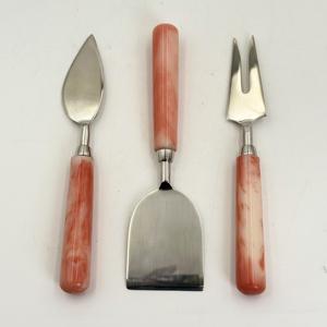 Juego de Cuchillos para Queso de Acero Inoxidable de Alta Calidad, Cuchillo para Queso y Pizza, Cuchillo para Mantequilla, Tenedor para Queso con Mango de Resina, Utensilio de Cocina - Product Image 4