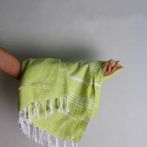 Serviette de plage turque anti-sable de luxe brodée, ensembles de serviettes de bain personnalisées, vente en gros, Pestemal 100% coton, séchage rapide, écologique - Product Image 2