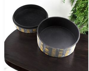 Elegant Modern Resin Handcrafted <b>Trinket</b> Jewellery <b>Box</b> Sleek Unique Pattern Ideal Storage Solution For Jewelry And Accessories - Product Image 2