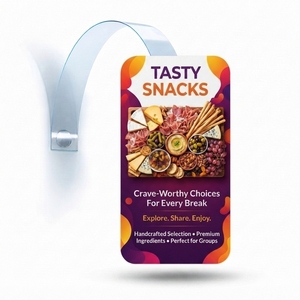 PVC Eco-Friendly BPA Free Food Grade Customizable Advertising Shelf Wobbler Supermarket Promotional Retail Display Sign POS - Product Image 1