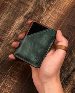 Custom Genuine Leather <b>Card</b> Holder Wholesale Minimalist Credit <b>Card</b> Pocket <b>Case</b> RFID <b>Business</b> <b>Card</b> Wallet LCH-0205 - Product Image 4