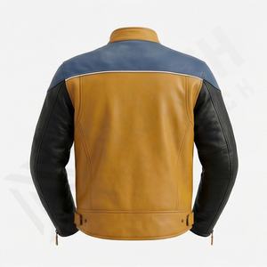 Chaqueta de Motociclista de Cuero Genuino para Hombre de la Mejor Calidad, Nueva Colección de Invierno, Chaquetas de Motocicleta con Protecciones Desmontables Personalizadas - Product Image 2