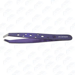 Pinces à cils pour extensions de cils, en acier inoxydable de haute qualité, pour une précision professionnelle. - Product Image 2