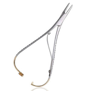 Pince Mathieu orthodontique pour élastiques, courbée et droite, pour la pose de ligatures – Outils d'orthodontie et de dentisterie - Product Image 3