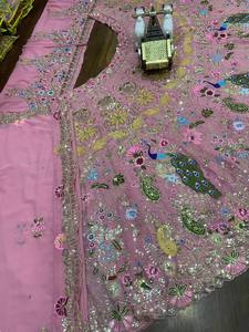 Nuevo Lehenga Choli con Diseño Fox Georgette, Calidad Excepcional con Can-Can y Lona, Precio de Mayoreo, Completamente Cosido - Product Image 4