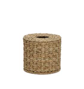 Elegante Caja para Pañuelos para Decoración del Hogar, Hecha a Mano con Materiales Naturales, Ecológica, Duradera, Ligera y Personalizable - Product Image 1