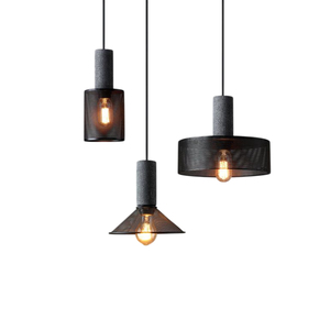 Attractive Pendant <b>Light</b> With <b>Black</b> <b>Metal</b> Mesh <b>Shade</b> Vintage Loft Style Hanging Lamp Fixture Lighting For Home Hotel Restaurant - Product Image 1