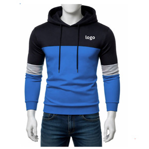 เสื้อฮู้ดผู้ชายผ้าฝ้ายฟลีซ 100% ระบายอากาศได้ดี ทรงหลวมสำหรับฤดูหนาว พิมพ์ลายโลโก้ด้านหน้าด้วยเทคนิคฮีททรานเฟอร์ ผ้าถัก - Product Image 6