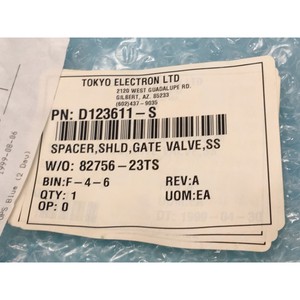TOKYO ELECTRON TEL D123611-S <b>SPACER</b>, SHIELD, GATE - Trusted Global Legacy Semiconductor Equipment and Parts at - Product Image 6