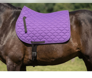 OEM Quilted Horse Saddle Pad | Premium <b>Equestrian</b> Tack Supplier Horse Saddle Pad | Decorative Quilted <b>Equestrian</b> Saddle Cloth - Product Image 2