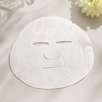 Masque facial en feuille de soie Y206 Japan S60, qualité soie, 60 g/m² |   Substrat de masque sec en fibres végétales fines de soie importées pour les soins de spa