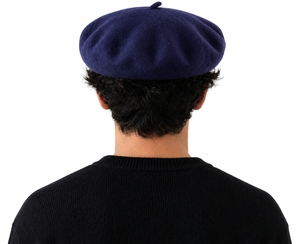 Béret unisexe personnalisable en laine douce, style français, classique, décontracté, chaud et confortable, sensation douce - Product Image 2