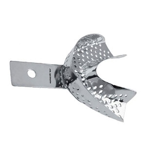 Bandeja de Impresión Dental de Calidad Premium con Borde M Perforado Inferior D de Acero Inoxidable Reutilizable y Autoclavable para Ortodoncia - Product Image 6