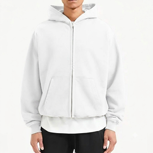 Boxy Fit Hoodie Mens Hoodie <b>Jacket</b> Factory Direct Low MOQ Production - Product Image 1