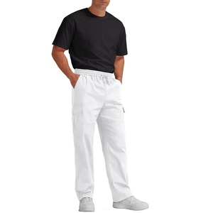 Pantalones Cargo Deportivos Casuales para Hombre, Modelo 2026, Color Blanco Puro, Nuevo, Personalizados, de Alta Calidad, Lona 85% Algodón con Poliéster, Diseño Digital - Product Image 3