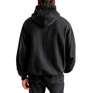 Chándal de corte estampado de algodón pesado de fabricante OEM para hombre, chándal de invierno acampanado con logotipo personalizado - Product Image 1