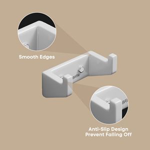 Crochets muraux robustes pour salle de bain, porte-serviettes en acier inoxydable, support de rangement pour manteaux et sacs, organisation domestique - Product Image 6