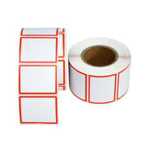Étiquettes blanches personnalisées en gros, résistantes à l'eau et à la chaleur, pour vin, café, boissons, avec adhésif haute résistance, pour expédition thermique - Product Image 3