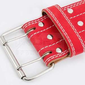 Cinturón de Gimnasio Premium para Hombre, Levantamiento de Pesas, Soporte Lumbar, Cinturón de Fitness Ajustable, Fábrica OEM - Product Image 3