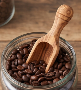 Cuillère à mesurer en bois de qualité supérieure, fabriquée à la main, finition naturelle, pour une utilisation en cuisine, outil de cuisine élégant - Product Image 6