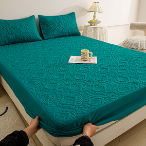 Protector de Colchón Acolchado, Transpirable, Lavable a Máquina, para Todas las Estaciones, para Adultos, Uso Hospitalario, Estilo Minimalista - Product Image 3