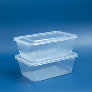 Modern style OEM Disposable Rectangle Shape Plastic <b>Box</b> With Lid for Food Customized PP Plastic 550ml, 650ml, 750ml, 1000ml - Product Image 1