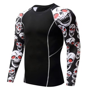 Tenue d'entraînement de combat de qualité supérieure, Rash Guard personnalisé pour homme en vente, Rash Guard pour homme coupe ajustée fabriqué en usine, Vente en gros personnalisée - Product Image 4