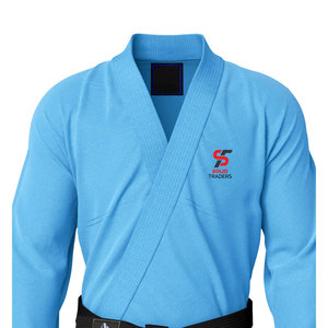 Tenue d'arts martiaux de qualité supérieure Solid Trader, uniforme en coton soigné pour l'entraînement actif, l'exercice, le judo et le karaté. - Product Image 6