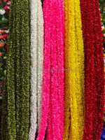 Guirlandes en tissu décoratives traditionnelles indiennes multicolores faites à la main et écologiques pour mariage, Haldi, Mehndi, Sangeet, Diwali
