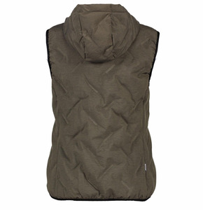 Chaleco Acolchado Unisex con Capucha, Personalizable con Logotipo, Sin Mangas, para Invierno, Casual, Negro, para Mujer, 2026 - Product Image 3