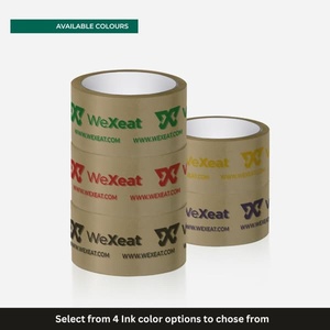 Cinta Adhesiva Marrón Impresa Personalizada, Cinta de Embalaje BOPP con Logotipo Impreso, Cinta Adhesiva para Sellado de Cajas - Product Image 3