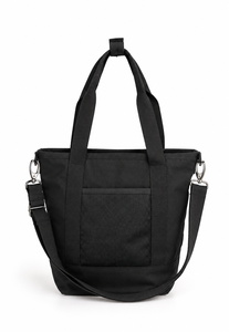 Bolsa de Mano de Algodón Verde Menta con Correa de Hombro Ajustable y Cierre de Cremallera, Plegable, Tamaño Pequeño, para Viajes Diarios y Uso en el Gimnasio - Product Image 3