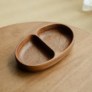 Handmade Wooden Organizer Tray Decorative Wabi Sabi Style Polished Storage Tray for Living Room Bedroom Entryway Table Decor - Product Image 2