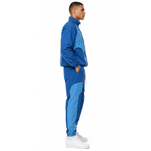 Nouveau design, survêtement 100% nylon, impression par sublimation avec logo personnalisé, ensemble deux pièces surdimensionné, veste et pantalon coupe-vent - Product Image 4