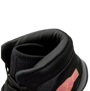 Zapatos de Lucha Libre para Hombre, de Caña Alta, con Parte Superior de Malla Negra y Suela de Goma, Calzado de Entrenamiento de Combate para Gimnasio y Ring - Product Image 5