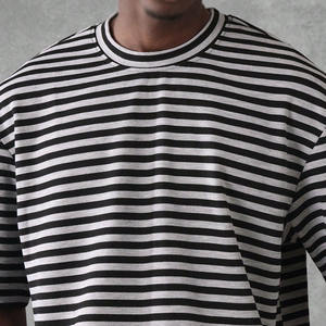 Customizable Men's Polyester Short Sleeve T-Shirt Embroidered Logo Solid Pattern <b>Canvas</b> Fabric Plain <b>Blank</b> OEM Men's T-shirts - Product Image 2