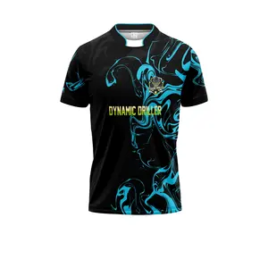 Uniforme de Jersey de cricket personalizado con cuello chino con logotipo de equipo de secado rápido, uniforme de voleibol al por mayor, Camiseta deportiva en Bangladesh