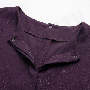 Venta al por Mayor de Ropa Tradicional Musulmana, Abaya, Vestido Largo Islámico Sólido para Mujer, Diseño Personalizado en el Pecho, Vestimenta Modesta - Product Image 4