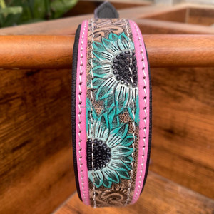 Nouveau collier de chien rembourré en cuir souple et confortable réglable de haute qualité en cuir de vache véritable collier pour animaux de compagnie pour petits chiens - Product Image 2