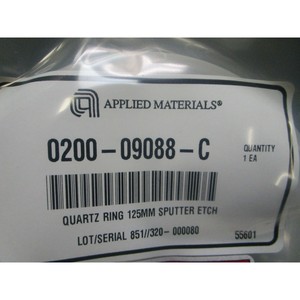 แหวนควอตซ์ AMAT 0200-09088-B ขนาด 125 มม. แบบ Sputter Etch - อุปกรณ์และอะไหล่เซมิคอนดักเตอร์ระดับโลกที่เชื่อถือได้ - Product Image 3