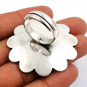Solid 925 Sterling <b>Silver</b> Antique Look Artisan <b>Ring</b> Pretty <b>Adjustable</b> Design <b>Silver</b> Bohemian <b>Ring</b> Available At Reasonable Price - Product Image 2