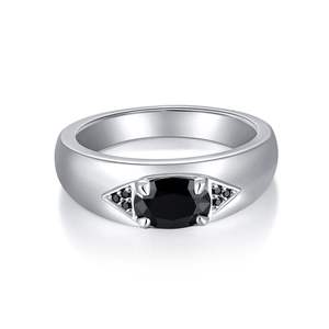 Marquise Cut Moissanite Saree <b>Ring</b> GRA Certified <b>Silver</b> Plated 925 Sterling <b>Silver</b> Inlay Trendy Hiphop Gemstone <b>Rings</b> Unisex <b>Men</b> - Product Image 1