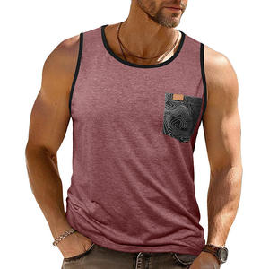 เสื้อกล้ามผ้าฝ้ายแท้ 100% ขายส่ง แห้งเร็ว ไม่มีแขน เหมาะสำหรับออกกำลังกาย พิมพ์ลายโลโก้ได้ตามต้องการ สไตล์กล้ามเนื้อ สำหรับฟิตเนสและยิม - Product Image 6