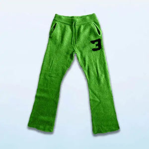 Pantalones Deportivos de Lona de Alta Calidad, Color Oscuro, Estilo Casual, Ecológicos, Ligeros, con Estampado Recto y Frente Plano - Product Image 5